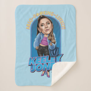 Ted Lasso   Keeley Jones Bobblehead Sherpa Blanket