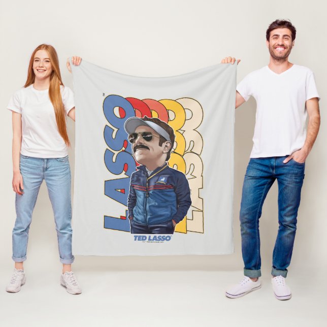 Ted Lasso | Lasso Bobblehead Fleece Blanket (In Situ)