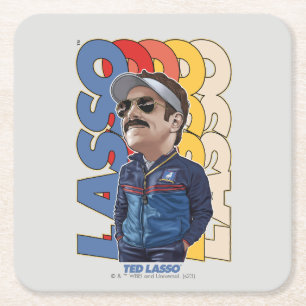 Ted Lasso   Lasso Bobblehead Square Paper Coaster