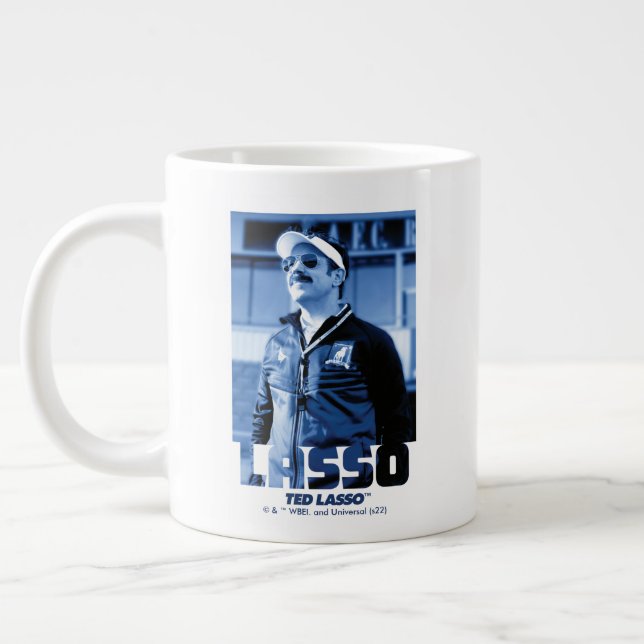 Ted Lasso | Lasso Photo Portrait Graphic Large Coffee Mug (Left)