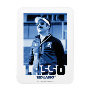 Ted Lasso   Lasso Photo Portrait Graphic Magnet
