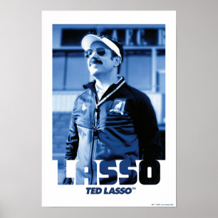 Ted Lasso   Lasso Photo Portrait Graphic Poster