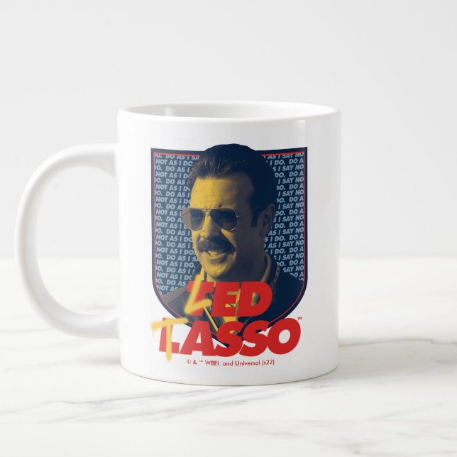 Ted Lasso | Led Tasso Badge Large Coffee Mug (Left)