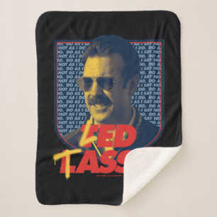 Ted Lasso Led Tasso Badge Sherpa Blanket