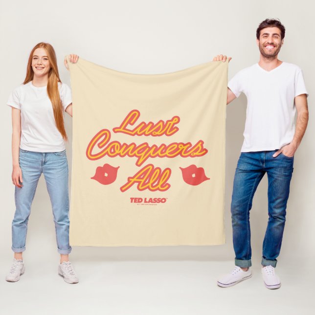 Ted Lasso | Lust Conquers All Fleece Blanket (In Situ)