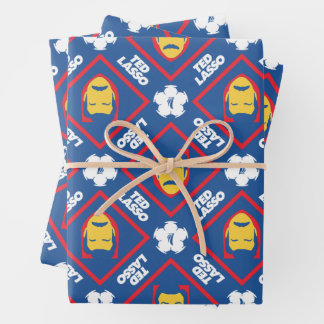 Ted Lasso Pattern Wrapping Paper Sheet