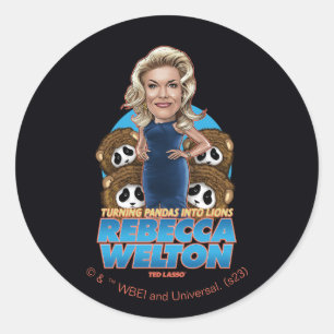 Ted Lasso   Rebecca Welton Bobblehead Classic Round Sticker
