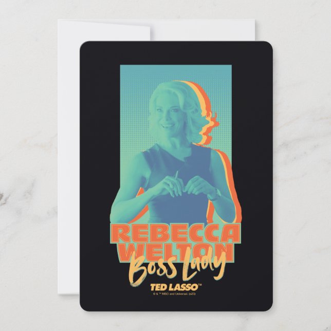 Ted Lasso | Rebecca Welton Boss Lady Graphic Card (Front)