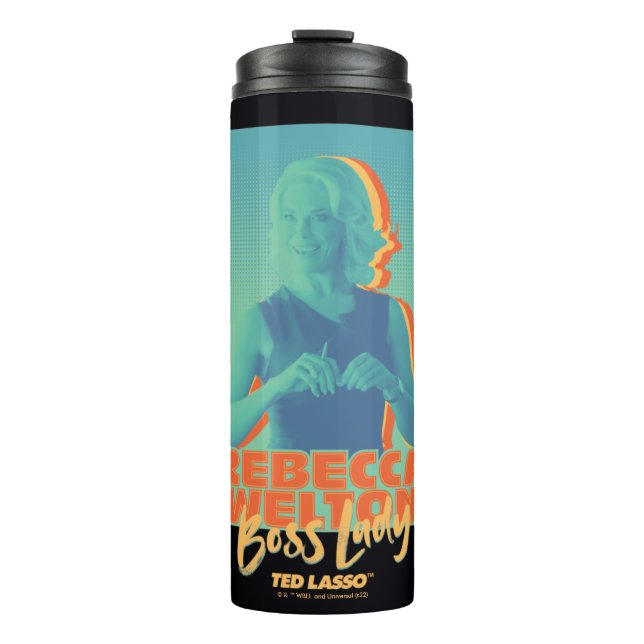 Ted Lasso | Rebecca Welton Boss Lady Graphic Thermal Tumbler (Front)
