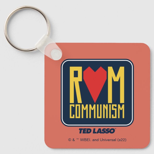 Ted Lasso | Rom Communism Graphic Key Ring (Front)