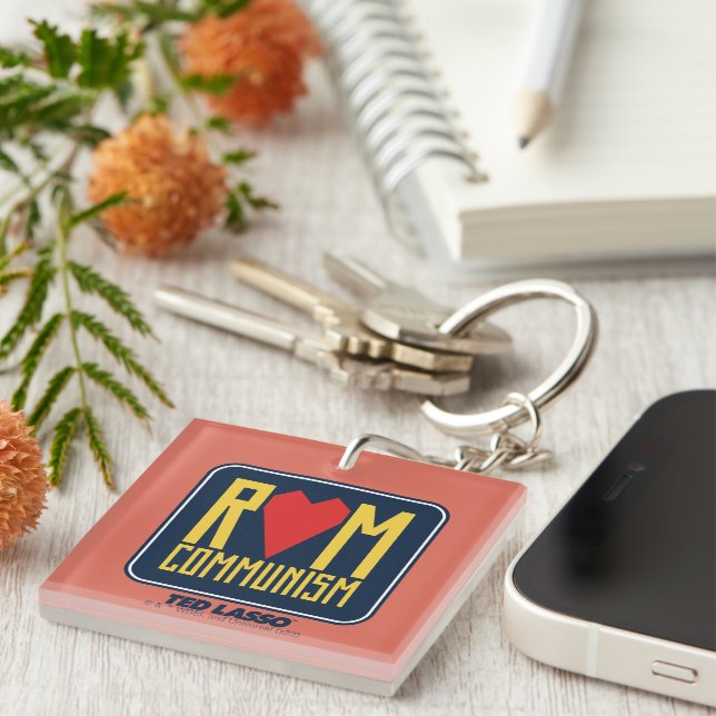 Ted Lasso | Rom Communism Graphic Key Ring (Front Right)