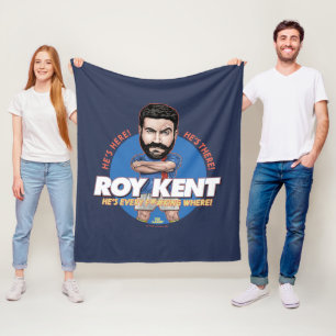 Ted Lasso Roy Kent Bobblehead Fleece Blanket