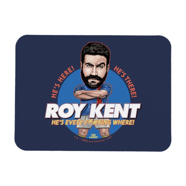 Ted Lasso | Roy Kent Bobblehead Magnet (Horizontal)