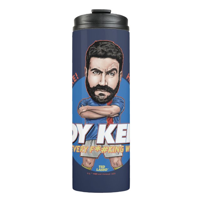 Ted Lasso | Roy Kent Bobblehead Thermal Tumbler (Front)