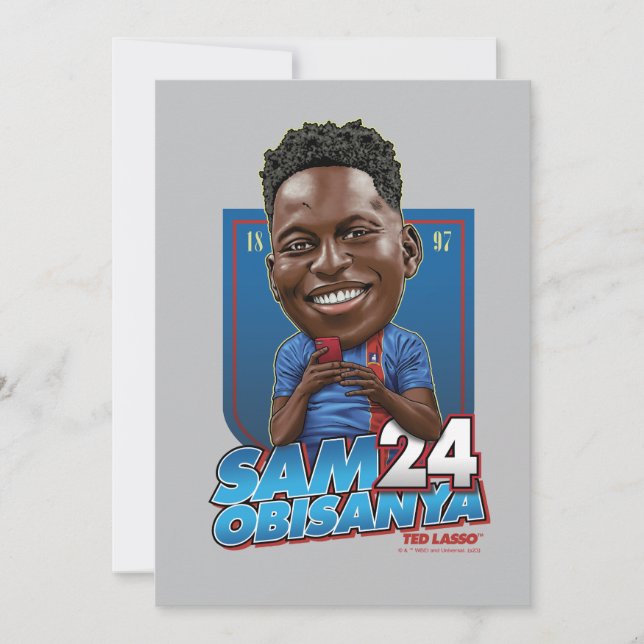 Ted Lasso | Sam Obisanya Bobblehead Card (Front)