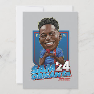 Ted Lasso   Sam Obisanya Bobblehead Card