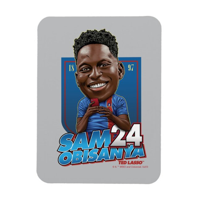 Ted Lasso | Sam Obisanya Bobblehead Magnet (Vertical)