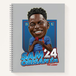 Ted Lasso   Sam Obisanya Bobblehead Notebook