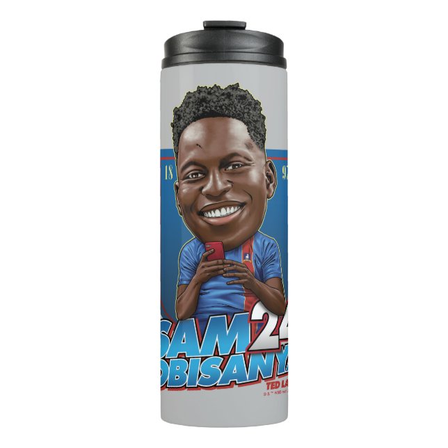 Ted Lasso | Sam Obisanya Bobblehead Thermal Tumbler (Front)