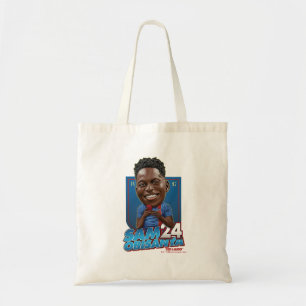 Ted Lasso   Sam Obisanya Bobblehead Tote Bag