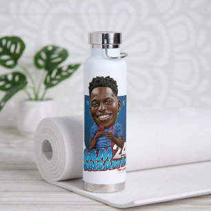 Ted Lasso   Sam Obisanya Bobblehead Water Bottle