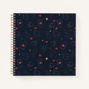Ted Lasso   Tea and Biscuit Icon Toss Pattern Notebook