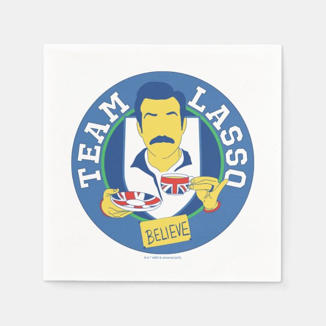 Ted Lasso | Team Lasso - Believe Napkin (Front)