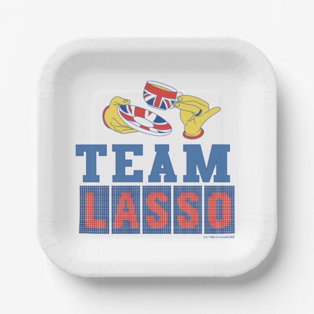 Ted Lasso | Team Lasso Paper Plate (Front)