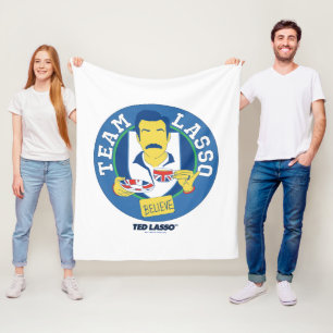 Ted Lasso   Team Lasso Tea Iconic Avatar Fleece Blanket