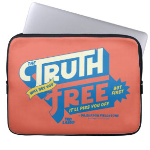 Ted Lasso   The Truth Will Set You Free Laptop Sleeve
