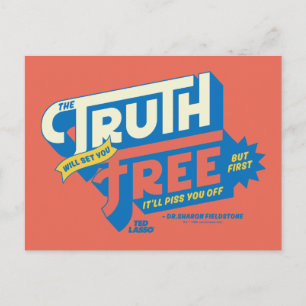 Ted Lasso   The Truth Will Set You Free Postcard