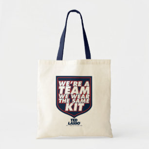 Ted Lasso   We're A Team Typography Graphic Tote Bag