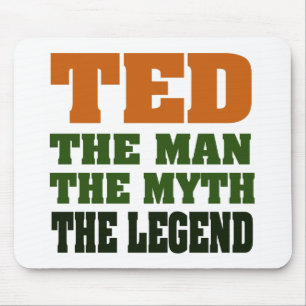 TED - the Man, the Myth, the Legend Mouse Mat
