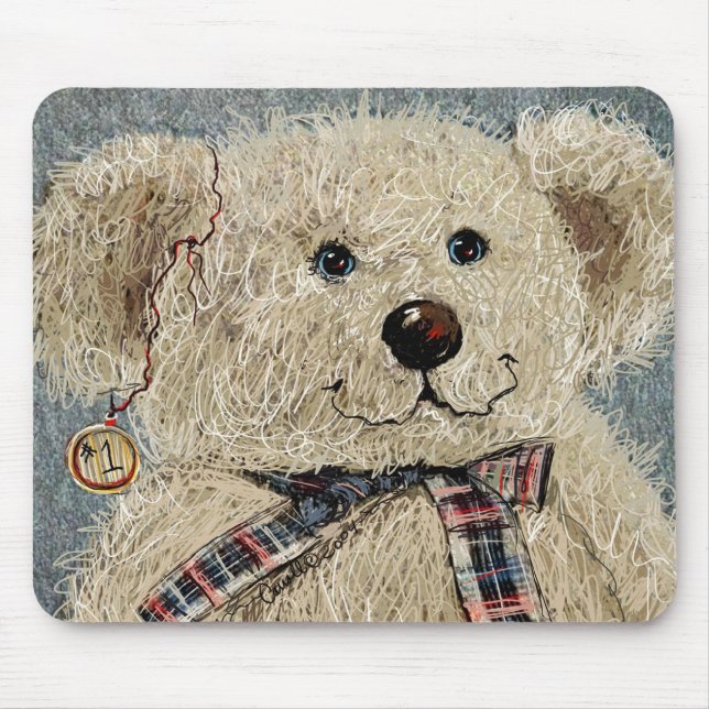Teddie Bear Mouse Mat (Front)