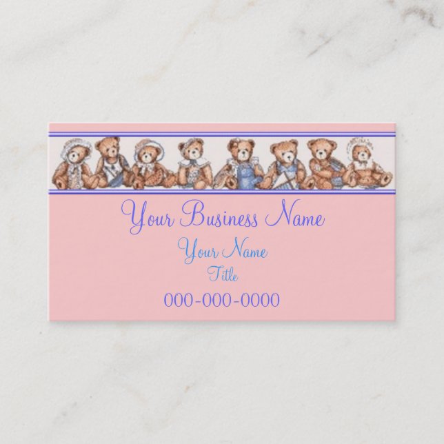 Teddies Business Card (Front)
