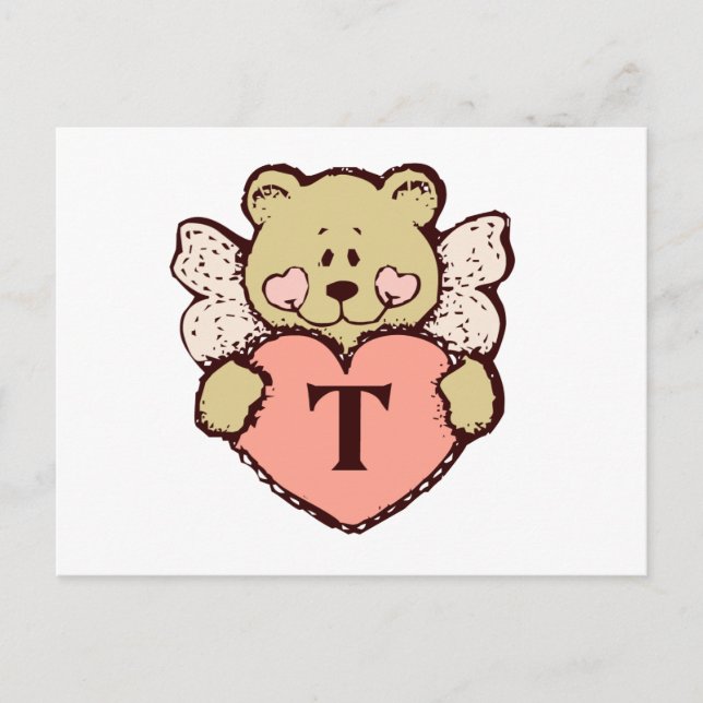 Teddy Angel T Postcard (Front)