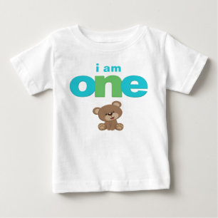 Teddy Bear 1st Birthday T-shirt Toddler Baby Kid