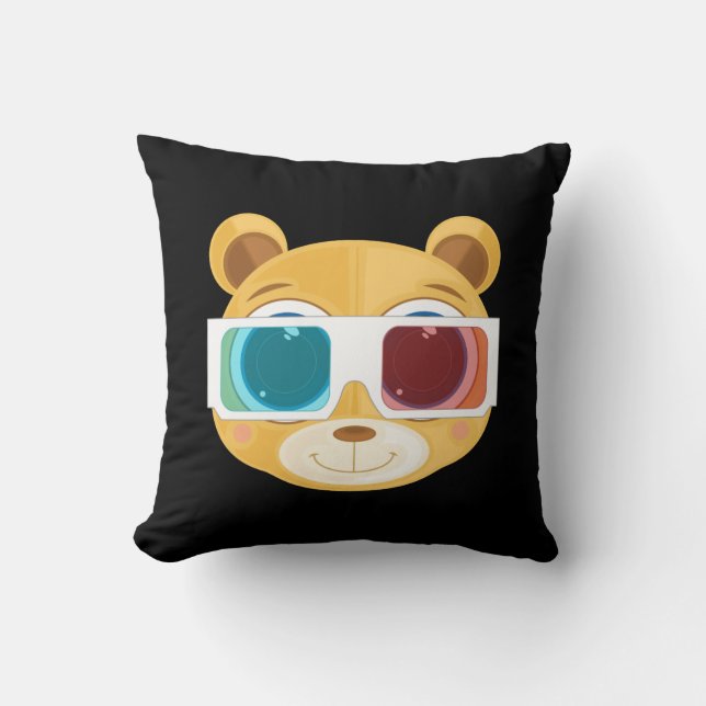 Teddy Bear - 3D   Cushion (Front)
