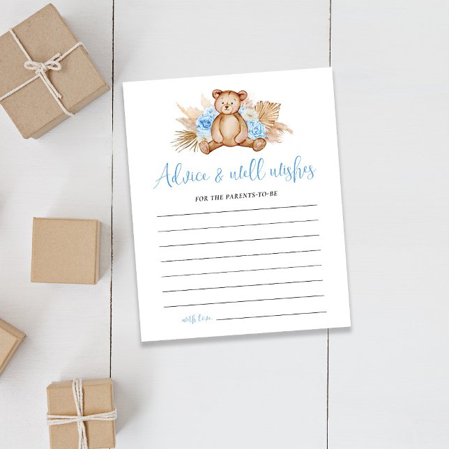Teddy Bear Advice Card (Creator Uploaded)