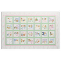 Teddy Bear Alphabet Cheater Quilt Pattern