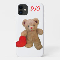 Teddy Bear and Big Red Heart