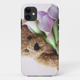 teddy bear and calla lilies iPhone 5 barely there 11 Case