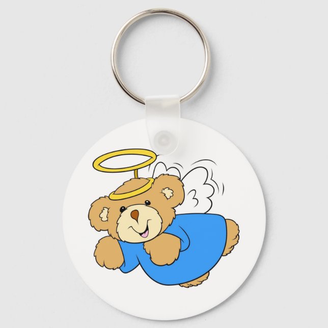 Teddy Bear Angel Key Ring (Front)
