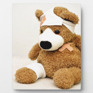 teddy bear animal custom personalise plaque