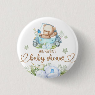 Teddy Bear Baby Bear Baby Shower 3 Cm Round Badge