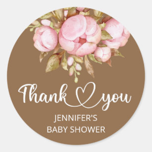 Teddy Bear Baby Bear Baby Shower Classic Round Sti Sticker