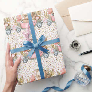 Teddy Bear Baby Bear Baby Shower Collectie Wrappi Wrapping Paper