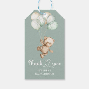 Teddy Bear Baby Bear Baby Shower Gift Tags