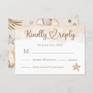 Teddy Bear Baby Bear Baby Shower  RSVP Card