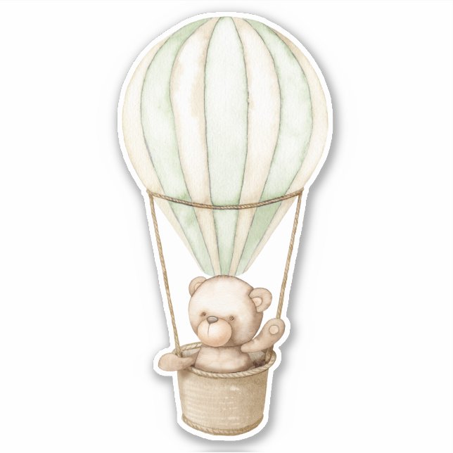 Teddy Bear Baby Bear Cute Animal  Sticker (Front)